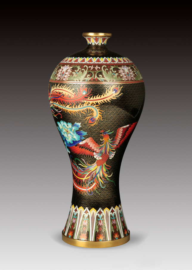 国礼景泰蓝—张同禄老师凤舞九天