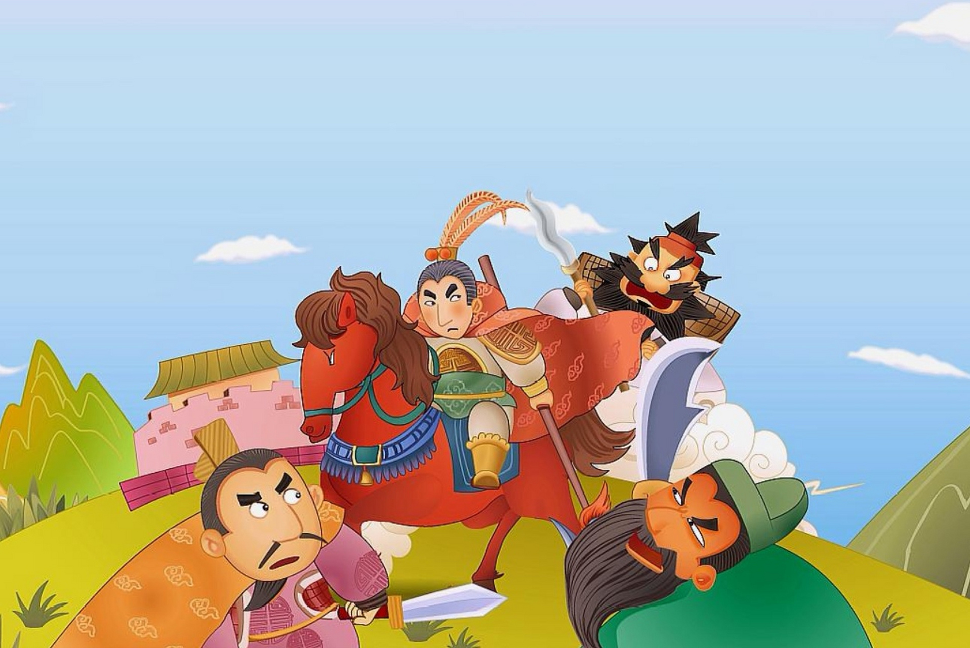 "一文钱难倒英雄汉"的搞笑故事  三国的时候,吕布在虎牢关前大杀四方