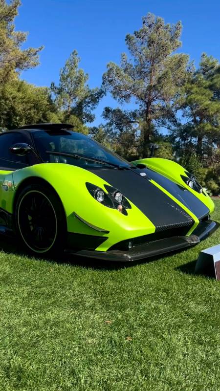 一个小目标的帕加尼zondacinque-度小视