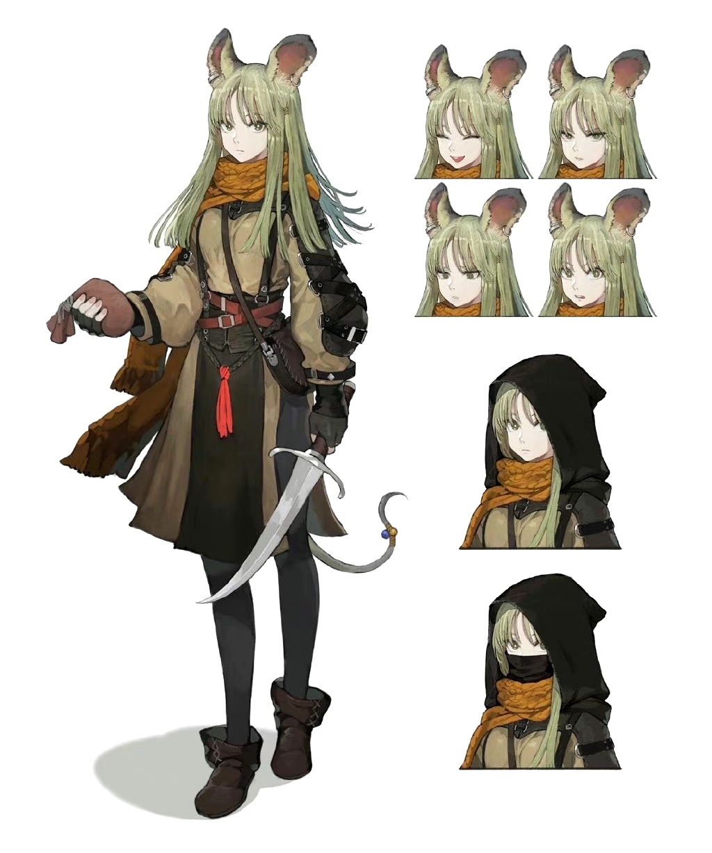 画师navigavi人物设定作品欣赏