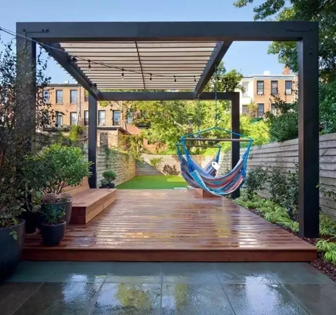 庭院景观设计中的廊架