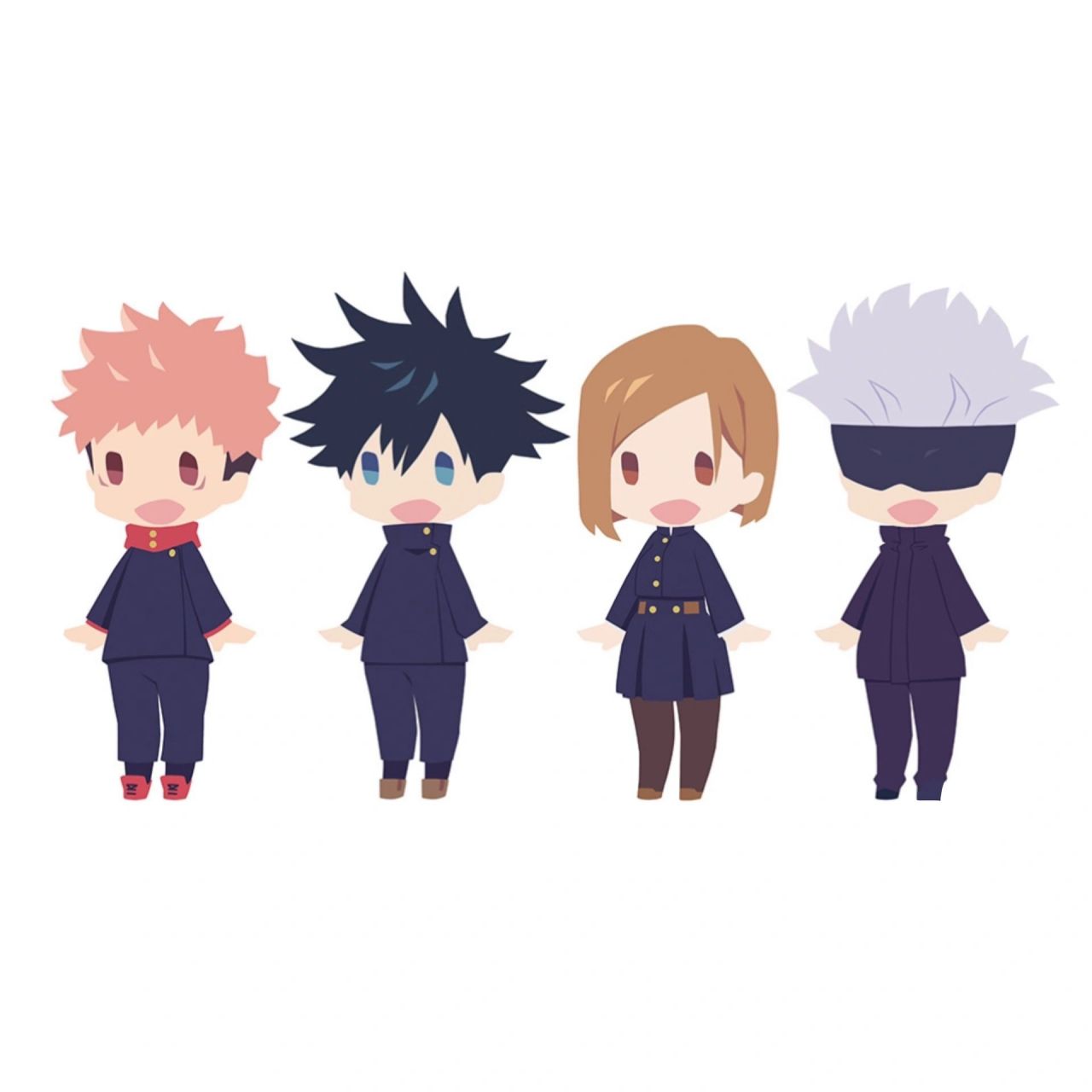 当然,还有q版的咒术回战第一季的他们.