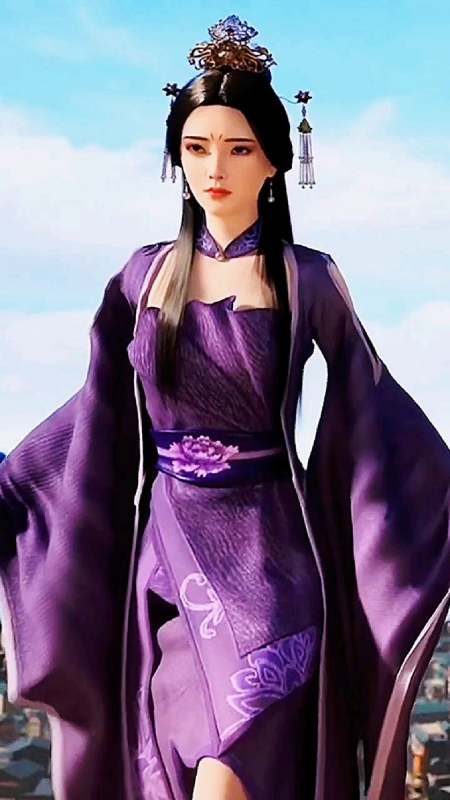 好漂亮的母女俩呀,墨彩环,原来紫灵就是墨彩环转世 #凡人修仙传#-度小