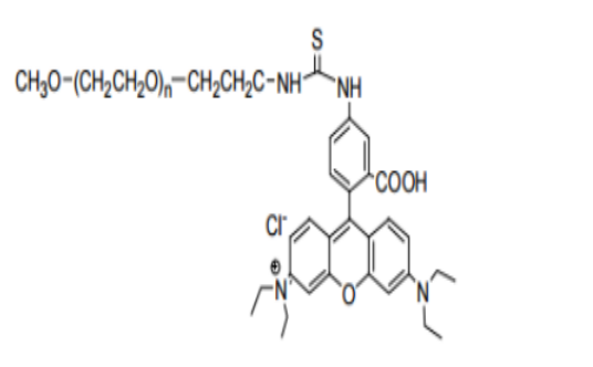 甲氧基聚乙二醇罗丹明 mpeg-rhodamine b