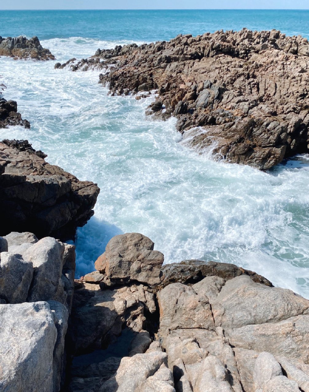 礁石场景 676767 #插画