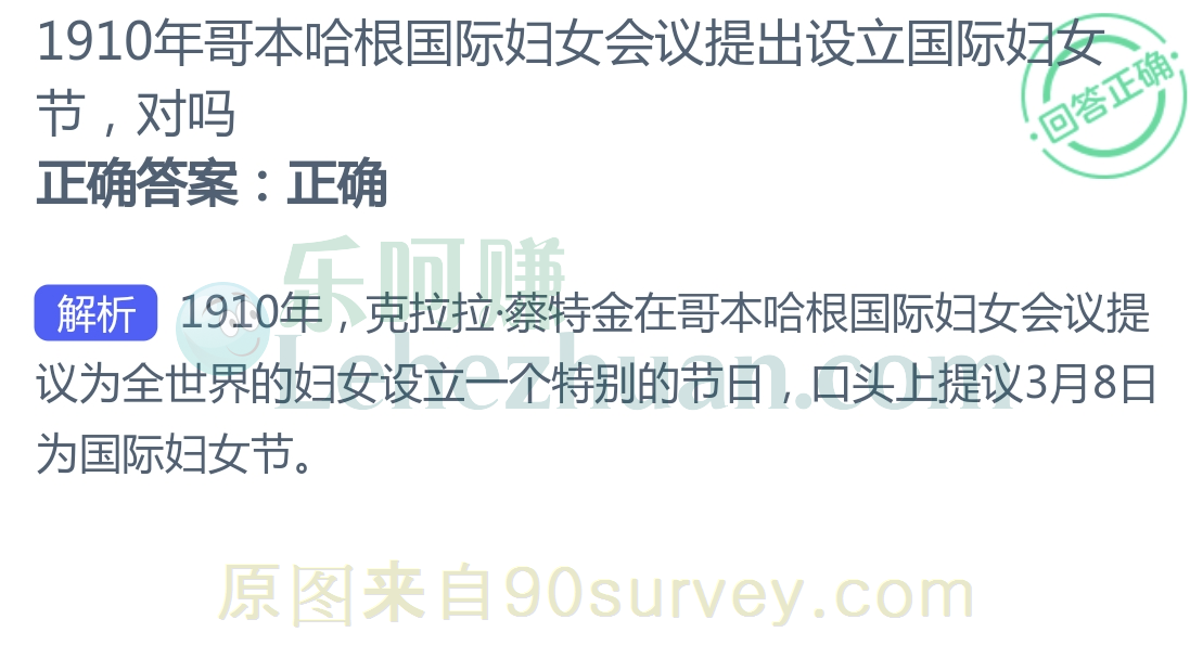 1910年哥本哈根国际妇女会议提出设立国际妇女节 1910年哥本哈根国际妇女会议提出设立国际妇女节