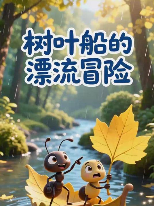 小蚂蚁的树叶船漂流记