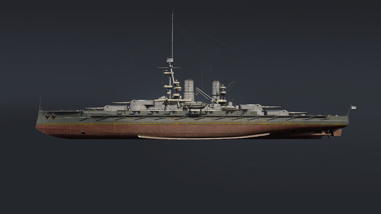 舰船欣赏:德国海军 巴伐利亚级战列舰