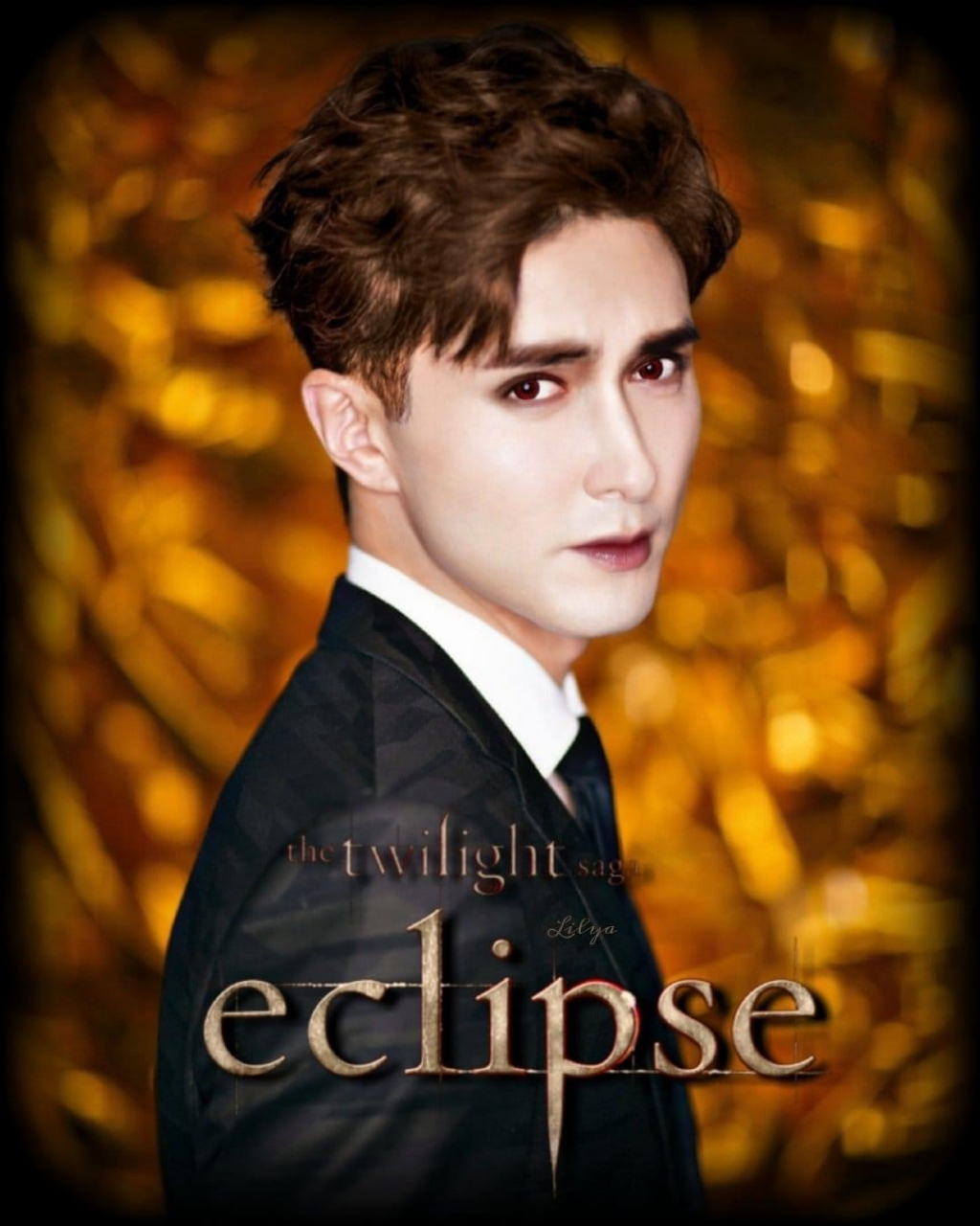 高伟光这个装束演吸血鬼,颜值可以打几分[三哈]