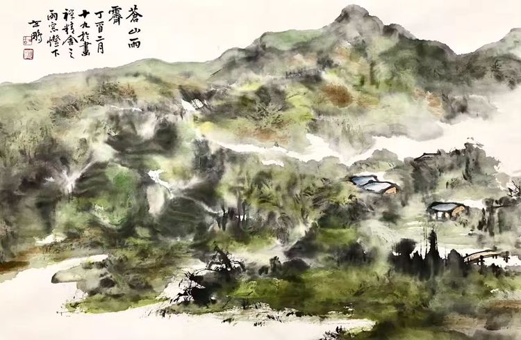 贵州画院|胡世鹏山水画,师古师造化!