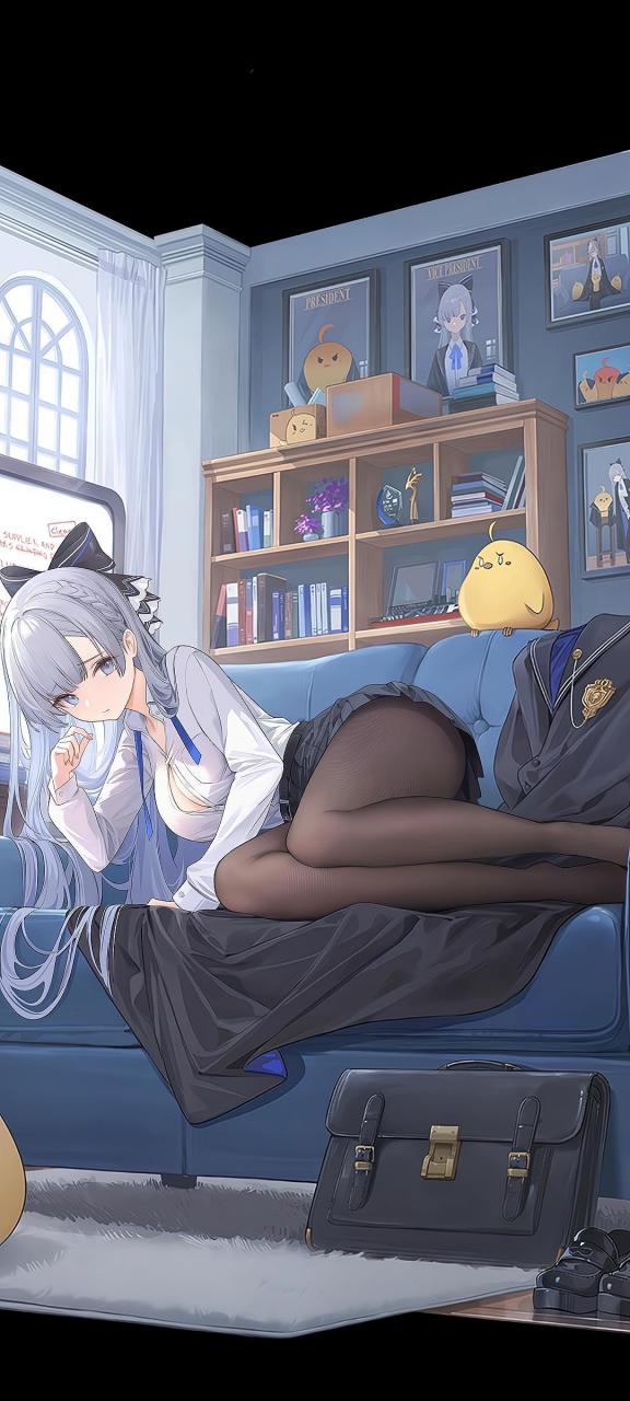 刚睡醒的美少女#二次元