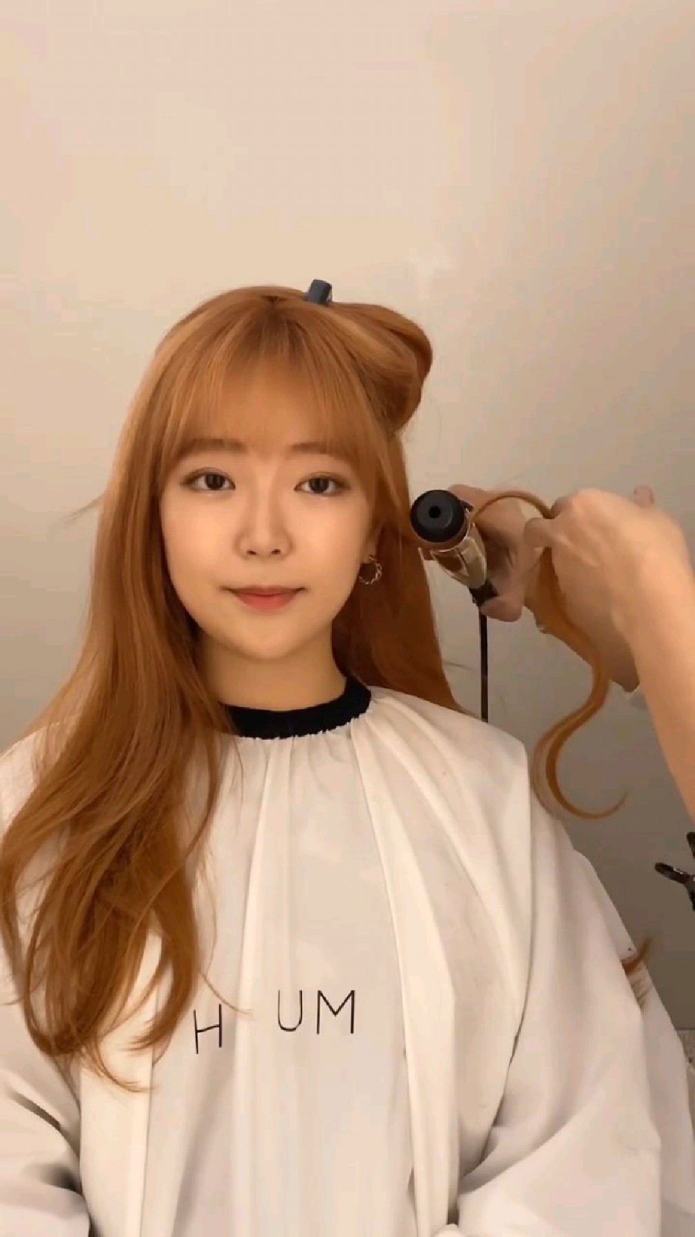 波浪卷发电棒造型教程快来学一下吧