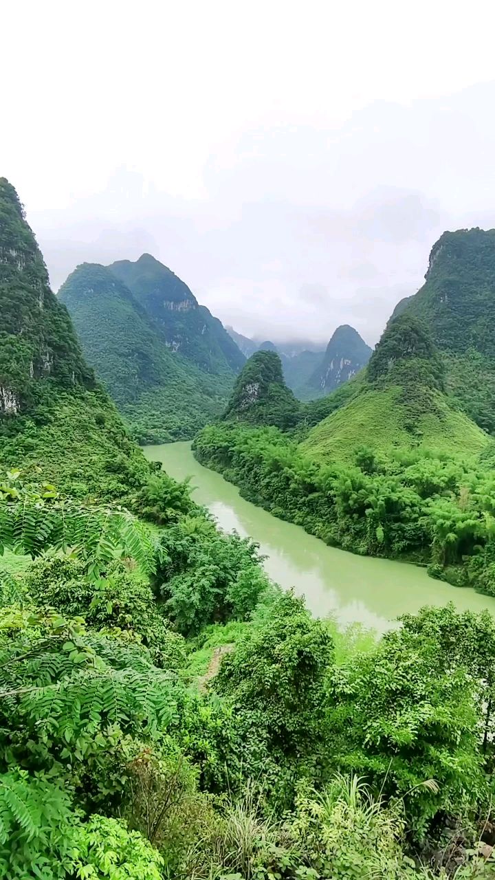 河池金城江龙江第一湾风光无限好,有阿凡达既视感?-度小视