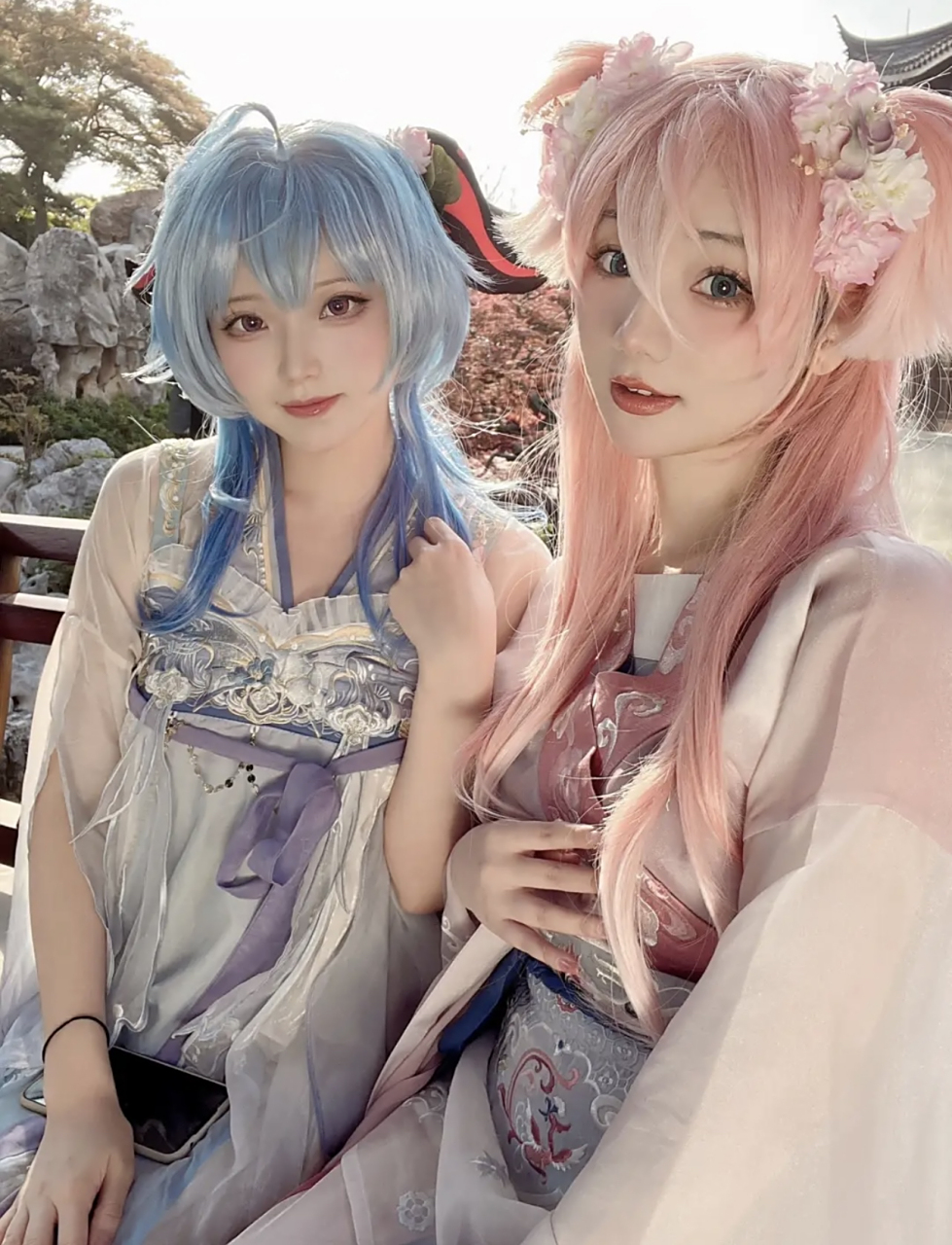 今日是cosplay版原神动漫里的美女角色露露和玲娜贝尔