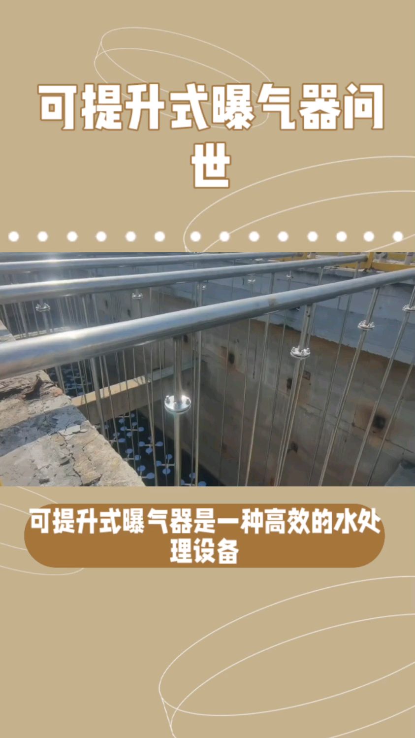 可提升式曝气器的作用!