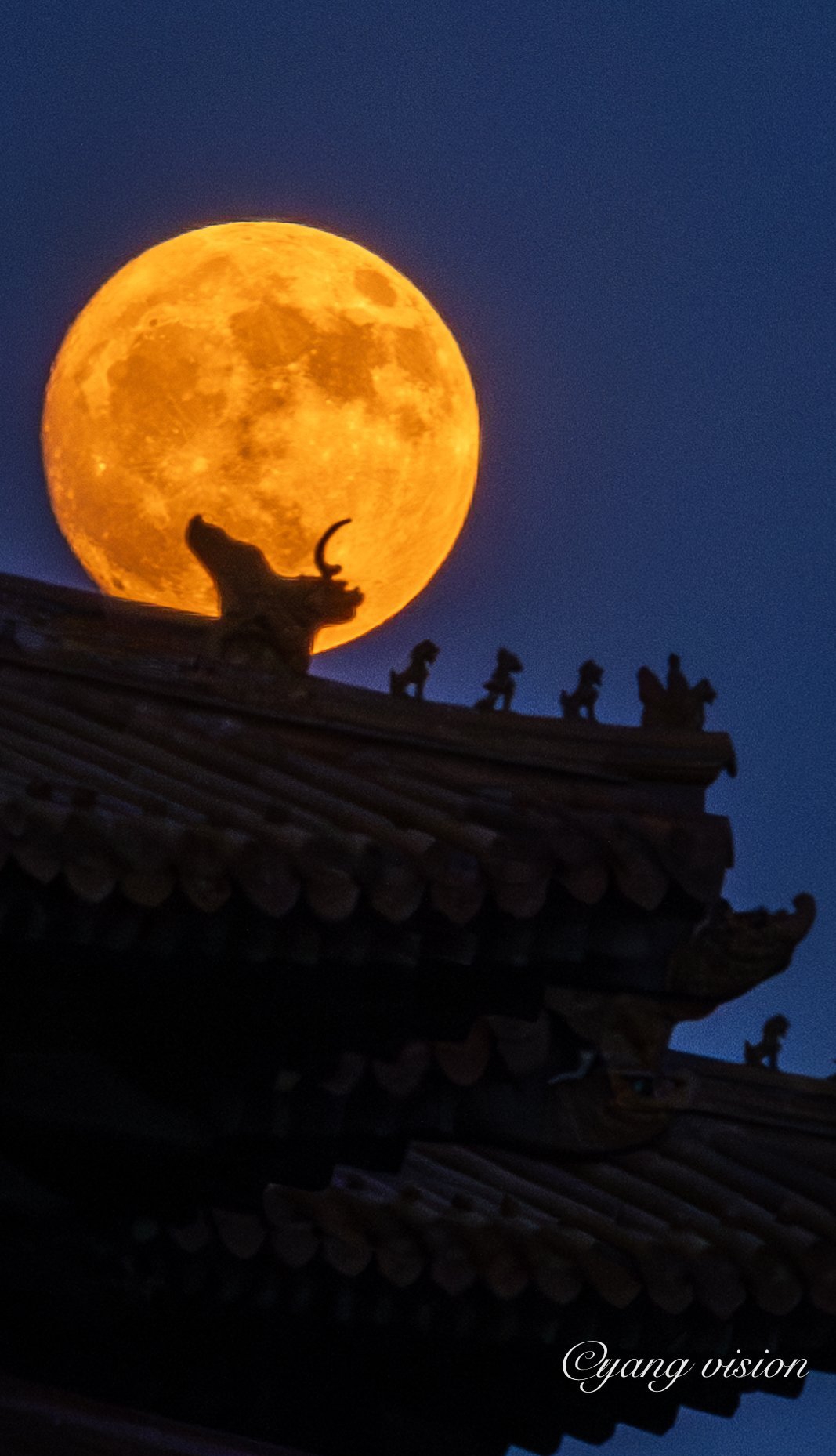 【故宫,角楼圆月】古韵浪漫!