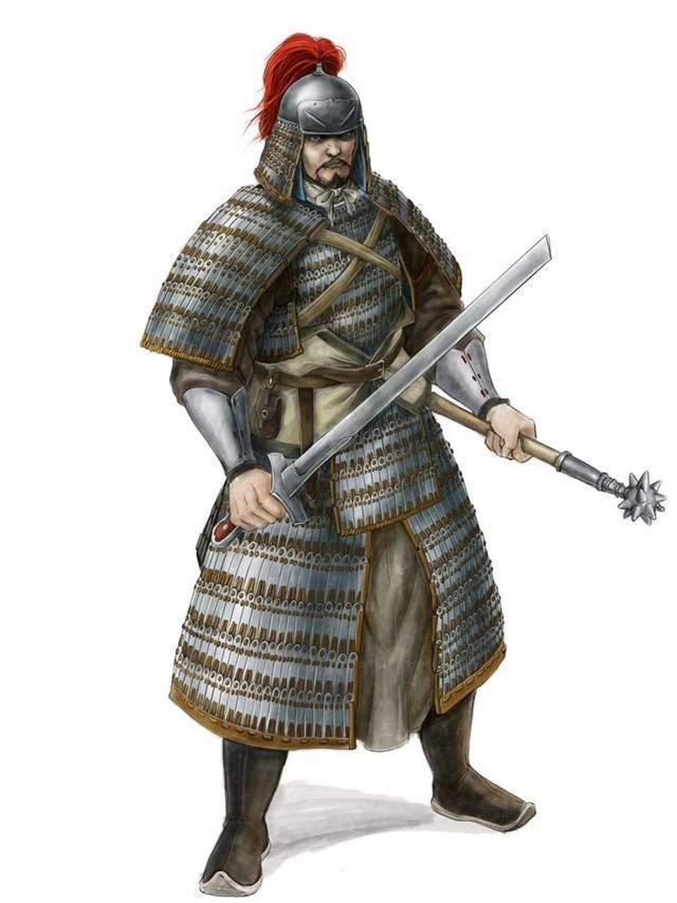 郾城之战中,岳家军以步兵硬杠骑兵,将士各持麻扎刀,提刀,大斧,与金贼