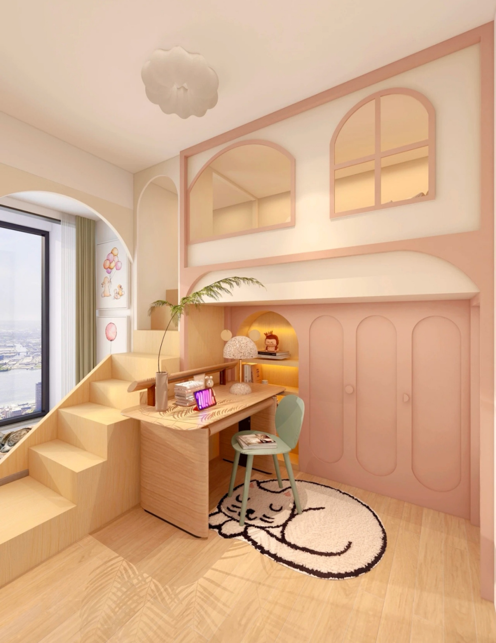 哇塞～原来一个房间也可以变两层楼呀