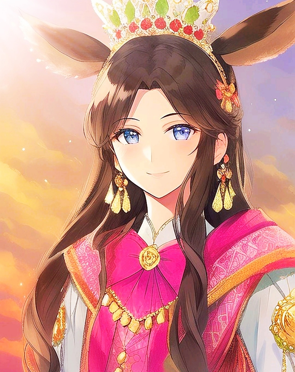 精灵梦叶罗丽# 罗丽仙子变成二次元形象太美了,她的颜值担当能排第几