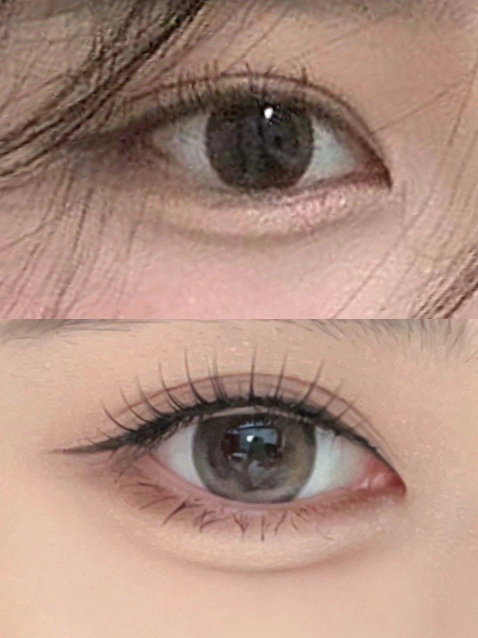 韩系伪素颜妆 本次眼妆小精髓～ 11566棕色系锁边温柔 21566