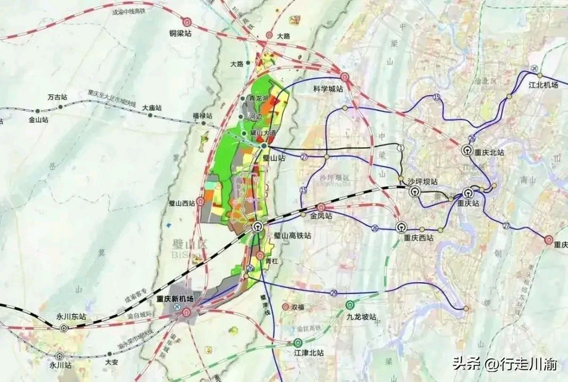 重庆空港地图图片