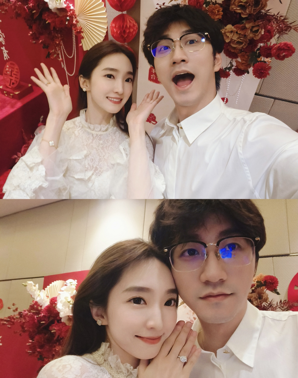 赵琦君杨凯雯订婚了.