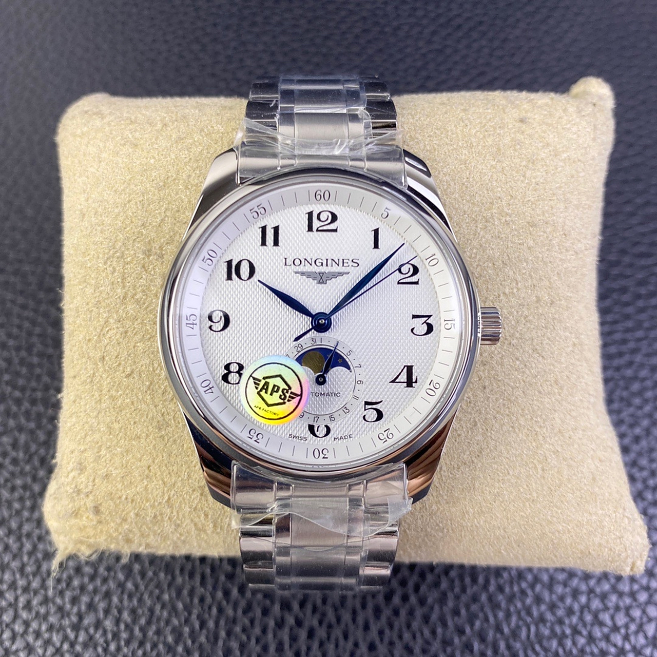 aps厂浪琴名匠系列4针月相腕表 @看表这里810485408