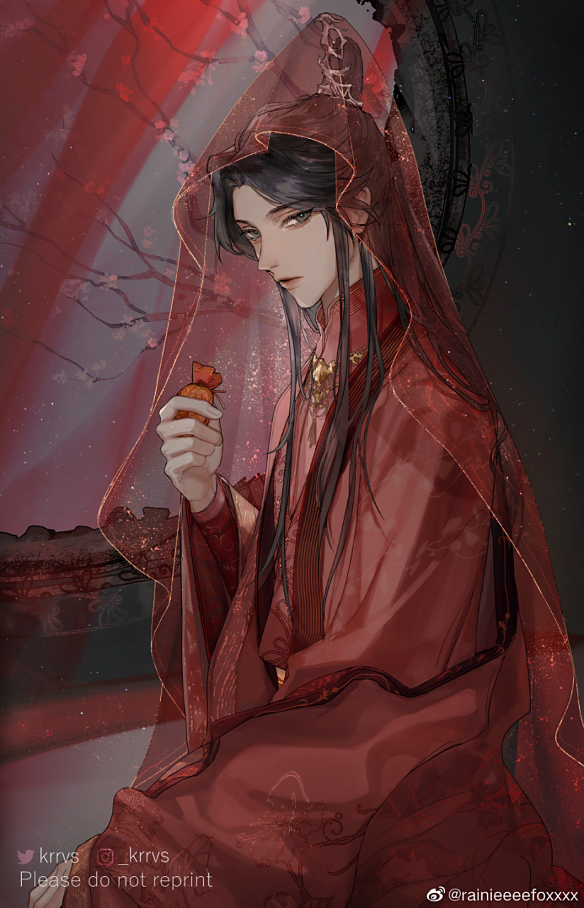 二哈和他的白猫师尊# 师尊好美!婚服[馋嘴] #corrupt乄雨霖铃