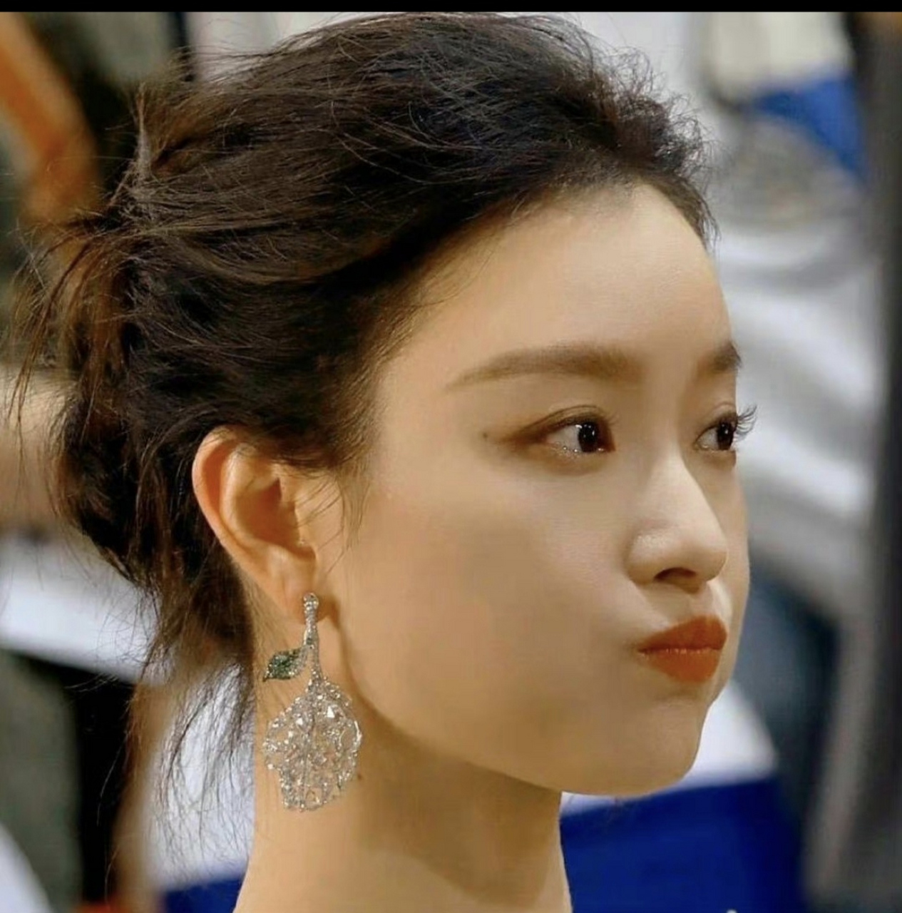 倪妮好爱嘟嘴嘴,关键是她嘟嘴嘴好可爱