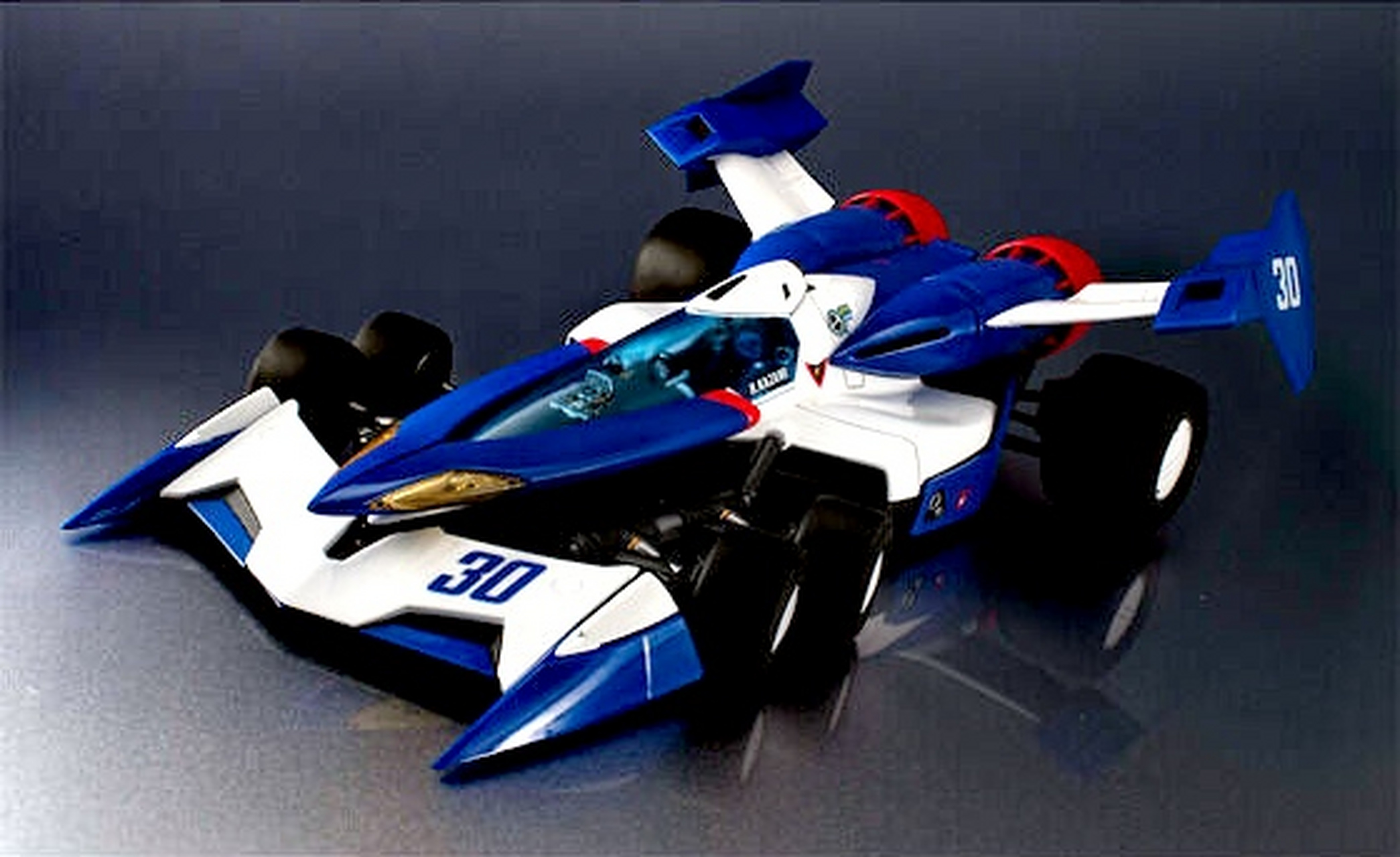 模型欣赏:megahouse 新世纪gpx 高智能方程式赛车 超级阿斯拉达01 ver