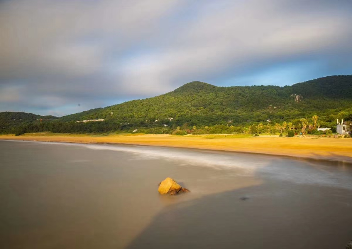 普陀山的落日余晖