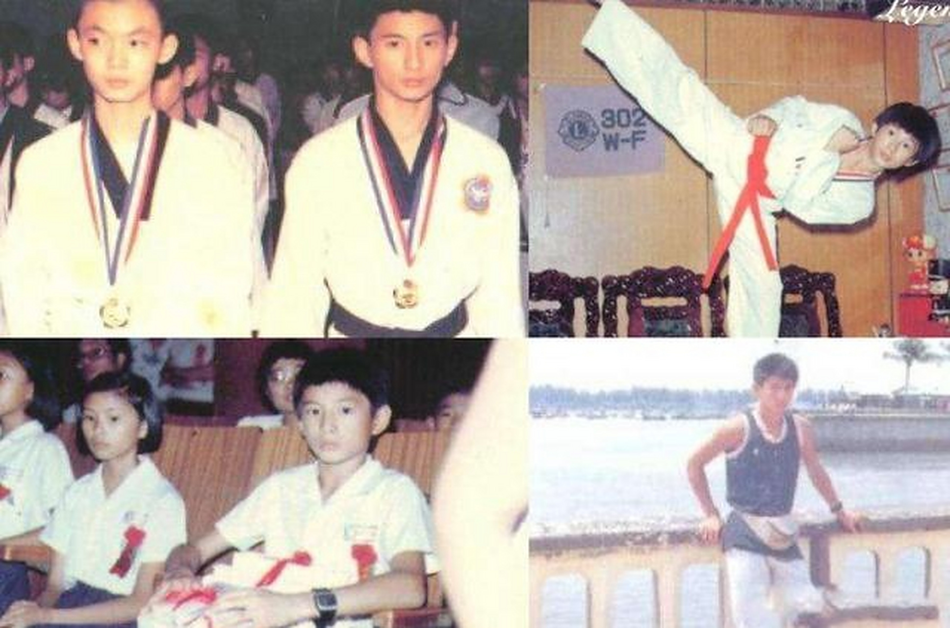 吴奇隆是妥妥的运动健将,就读台湾辅仁大学体育系,主攻跆拳道和柔道.