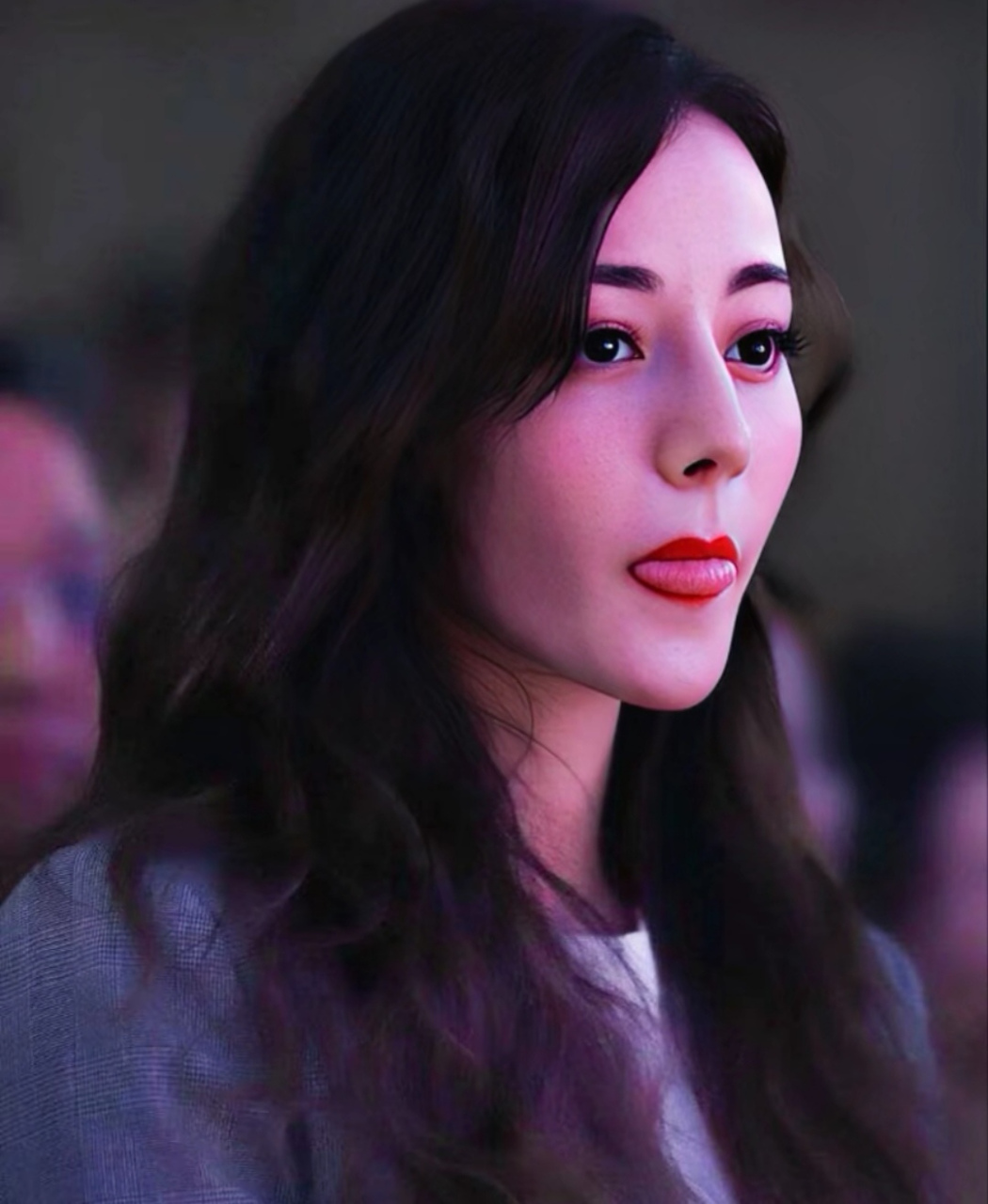 俏皮可爱的迪丽热巴,吐舌头集锦.