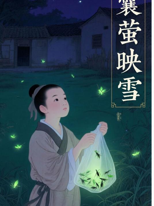 寓言故事《囊萤映雪》