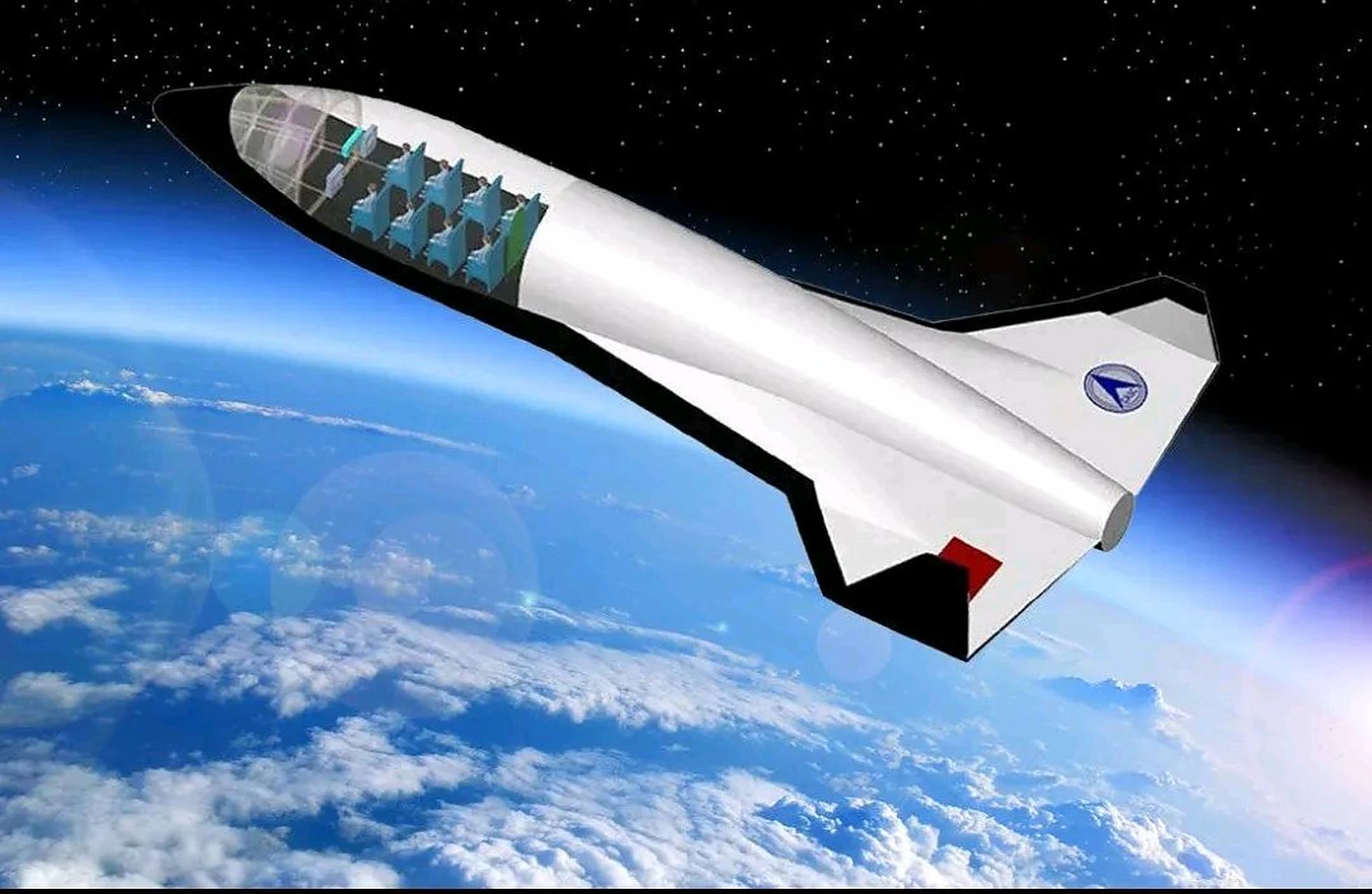 空天飞机在30-100公里的高度飞行,速度达到12-25倍音速,是