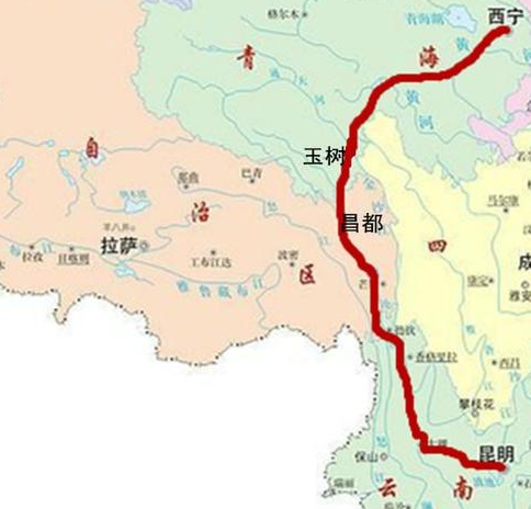西宁至玉树至昌都铁路