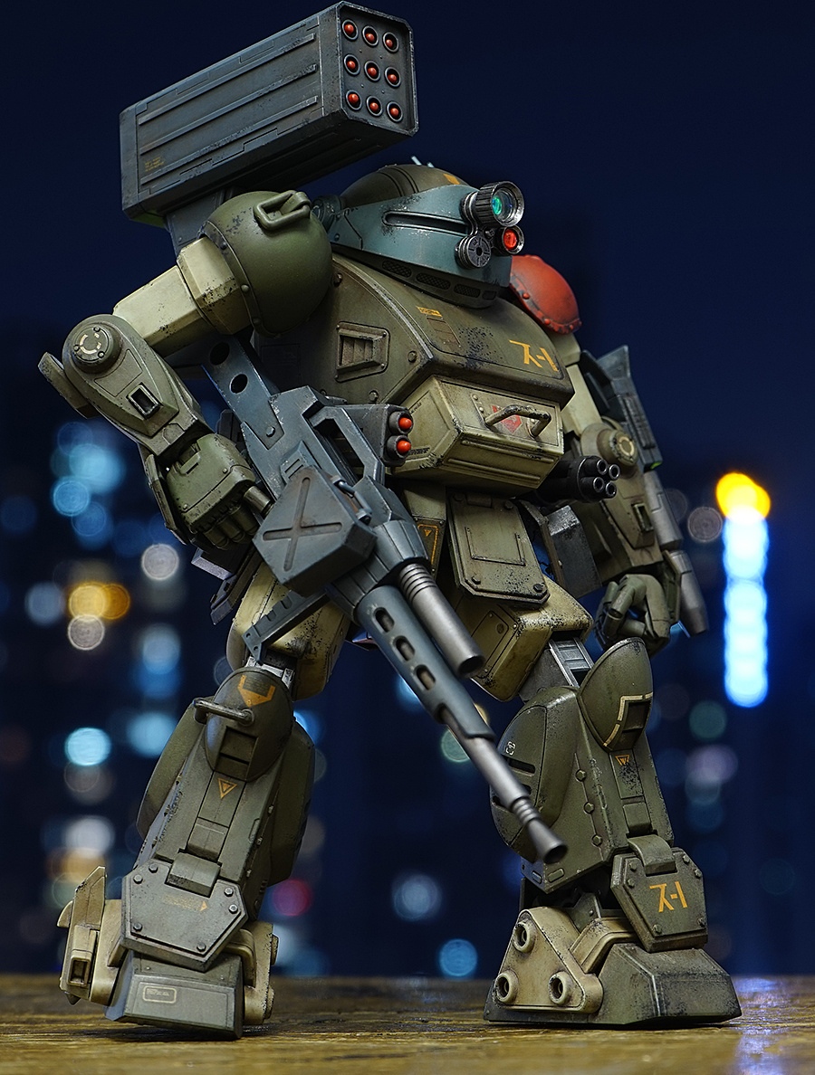 模型欣赏:万代 1/20 装甲骑兵 眼镜狗 模型欣赏