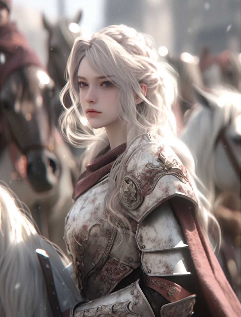 女骑士系列来啦!女孩子可以是公主当然也可以是英姿飒爽的骑士啊