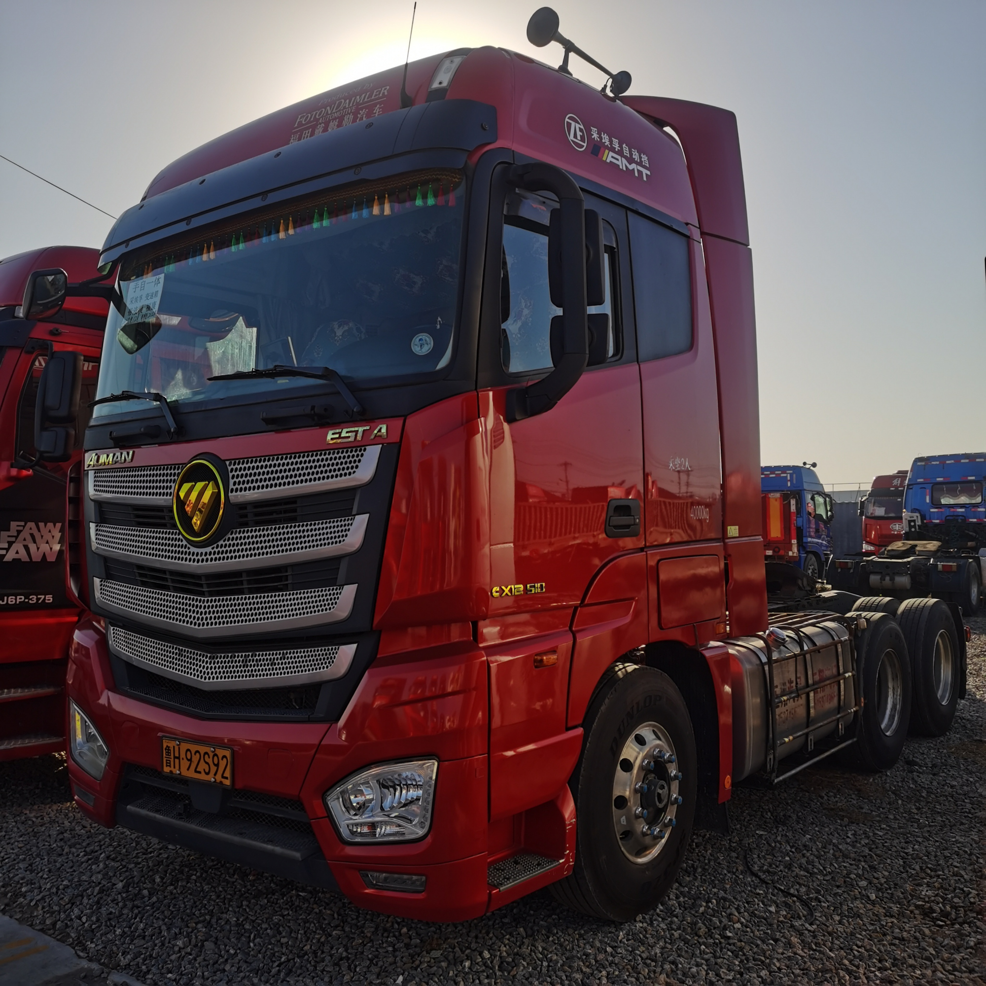 二手牵引车金标欧曼est 自动挡带液缓国五排放车况完美