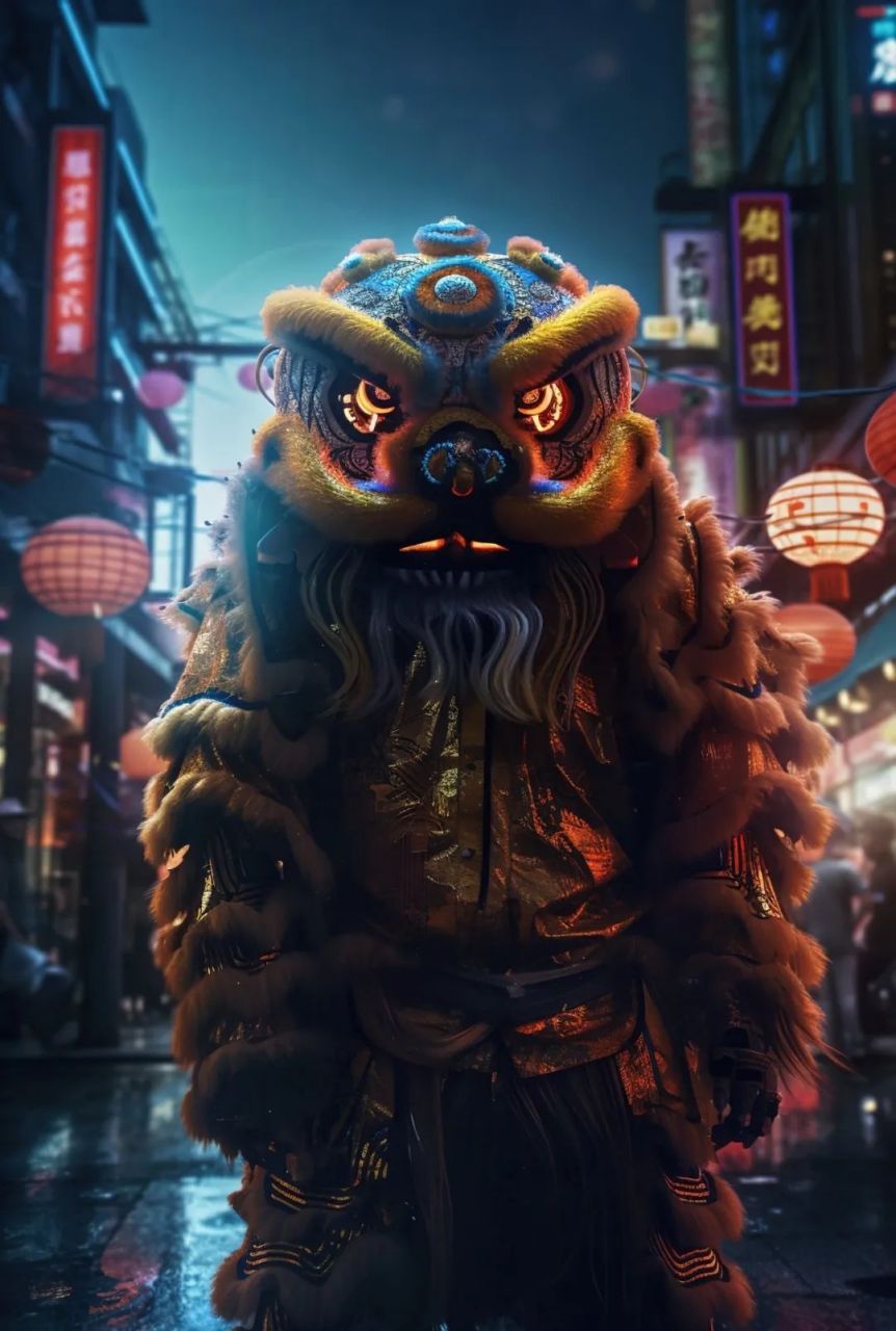 插画# #醒狮# 奇趣醒狮1