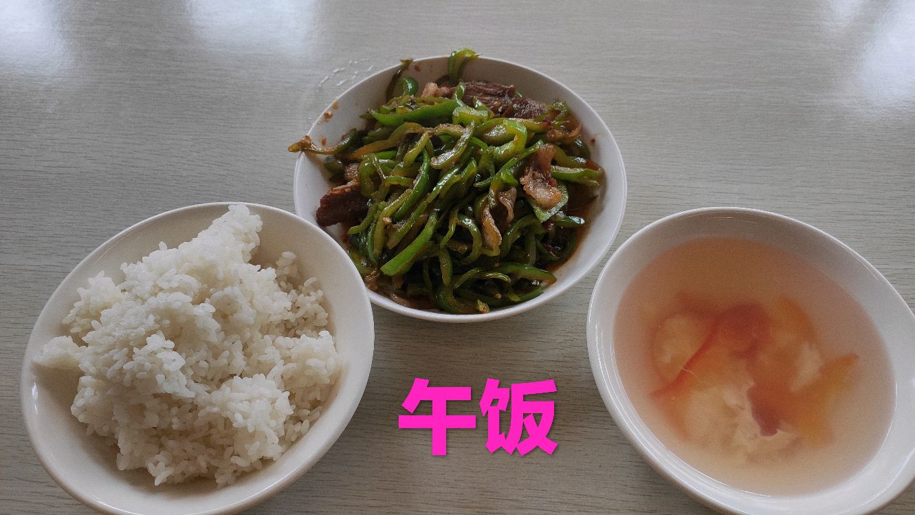 中午在成都市区吃的,青椒回锅肉盖浇饭13元,味道挺不错的!