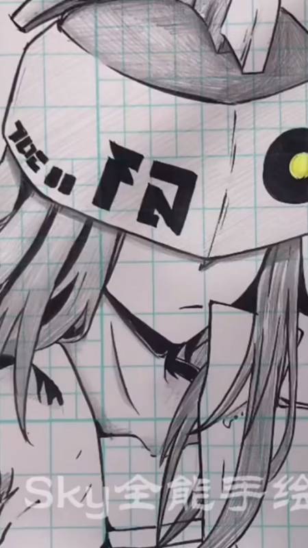 手绘凹凸世界动漫人物蒙特祖玛过程