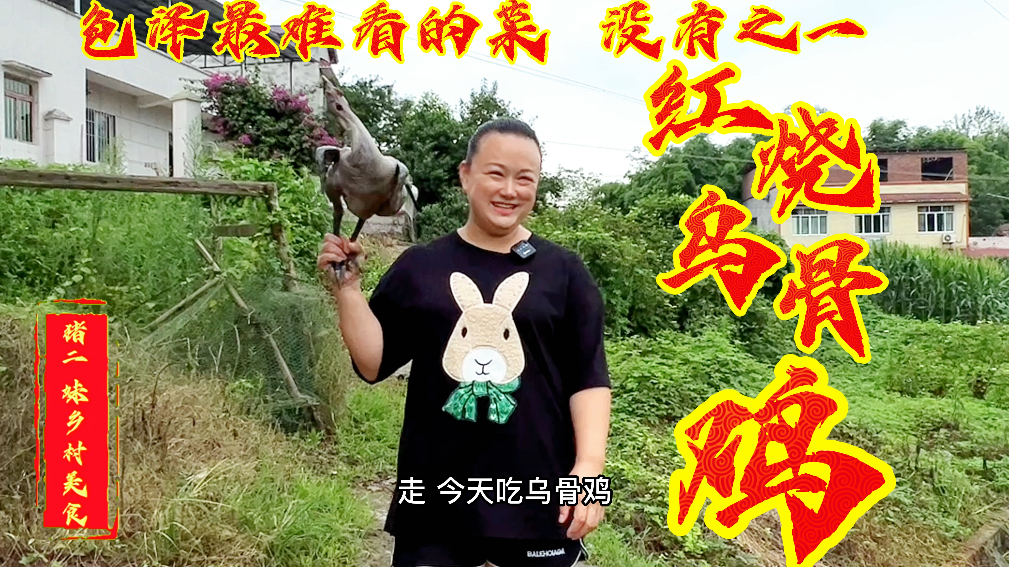 “红烧乌骨鸡”皮黑肉黑骨头黑真的不好看,但吃起来是真的香啊
