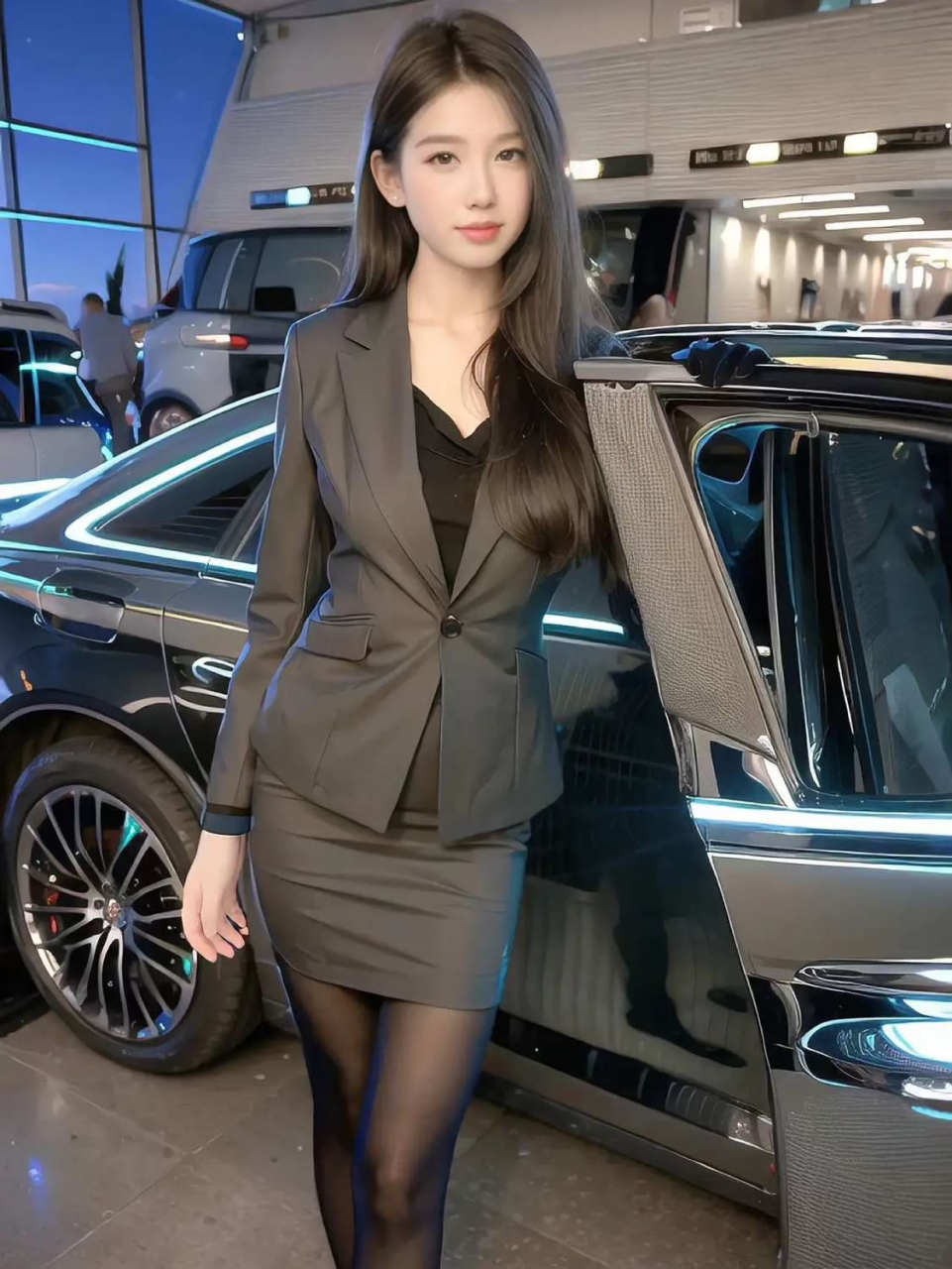 奥迪销售小姐姐