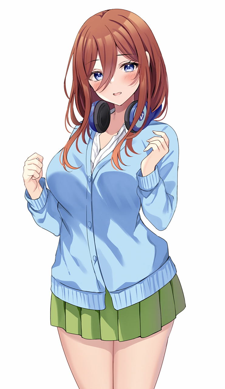 画师:はりもじ,给三玖取个昵称是叫毛衣姐还是耳机侠[嘿哈]#二次元美