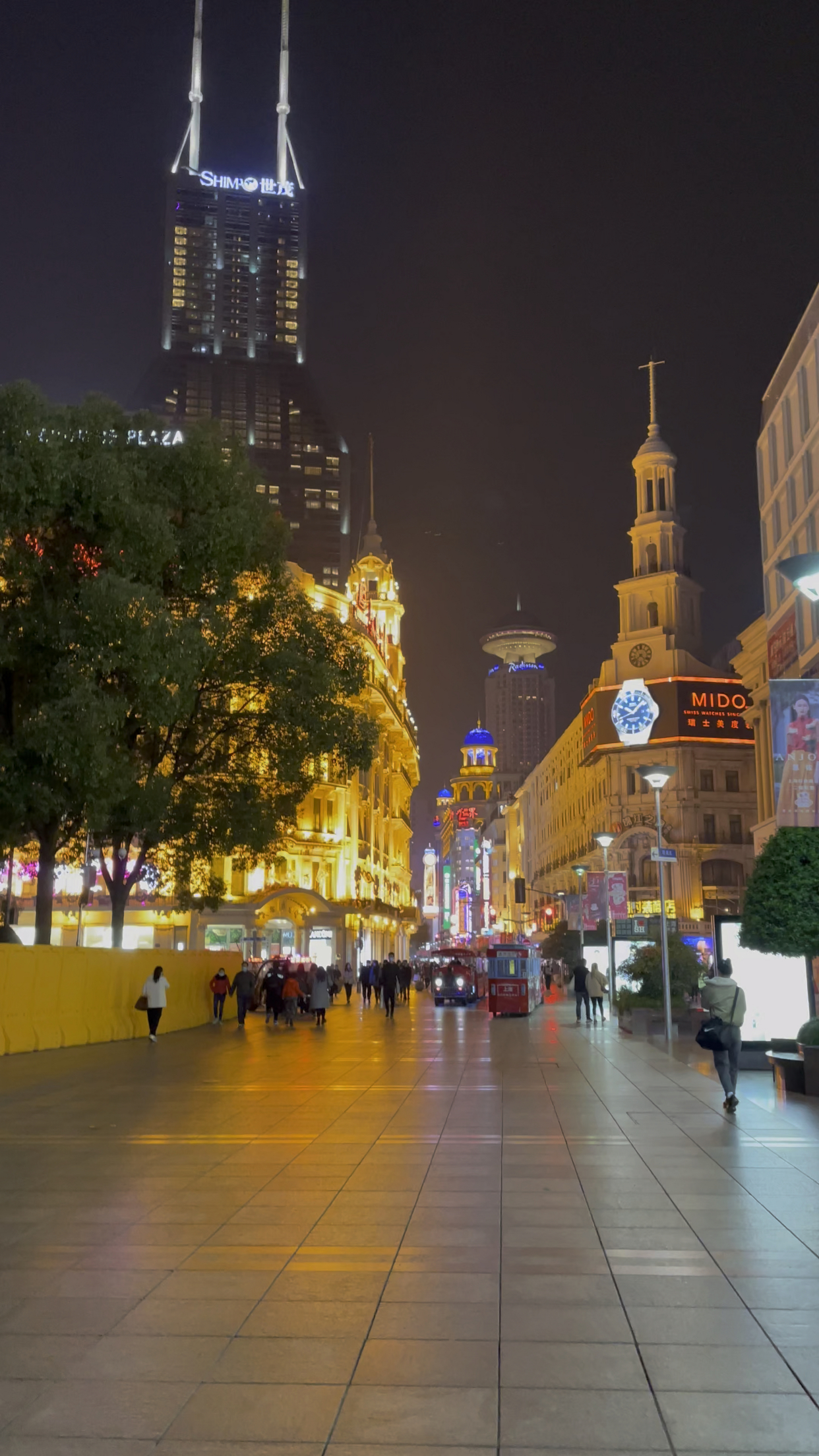 上海街景实拍 夜晚图片