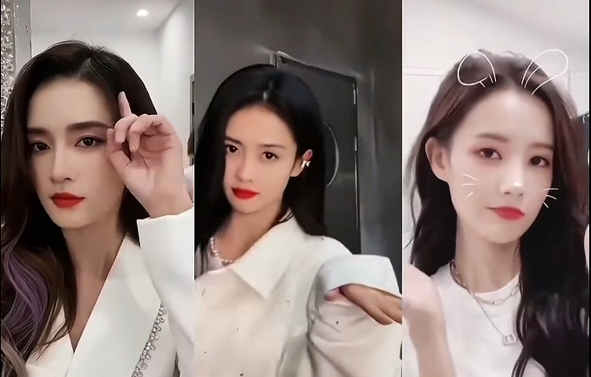 如何分辨李沁,白鹿,李一桐: 不笑好看的是李沁 笑起来好看的是李一桐