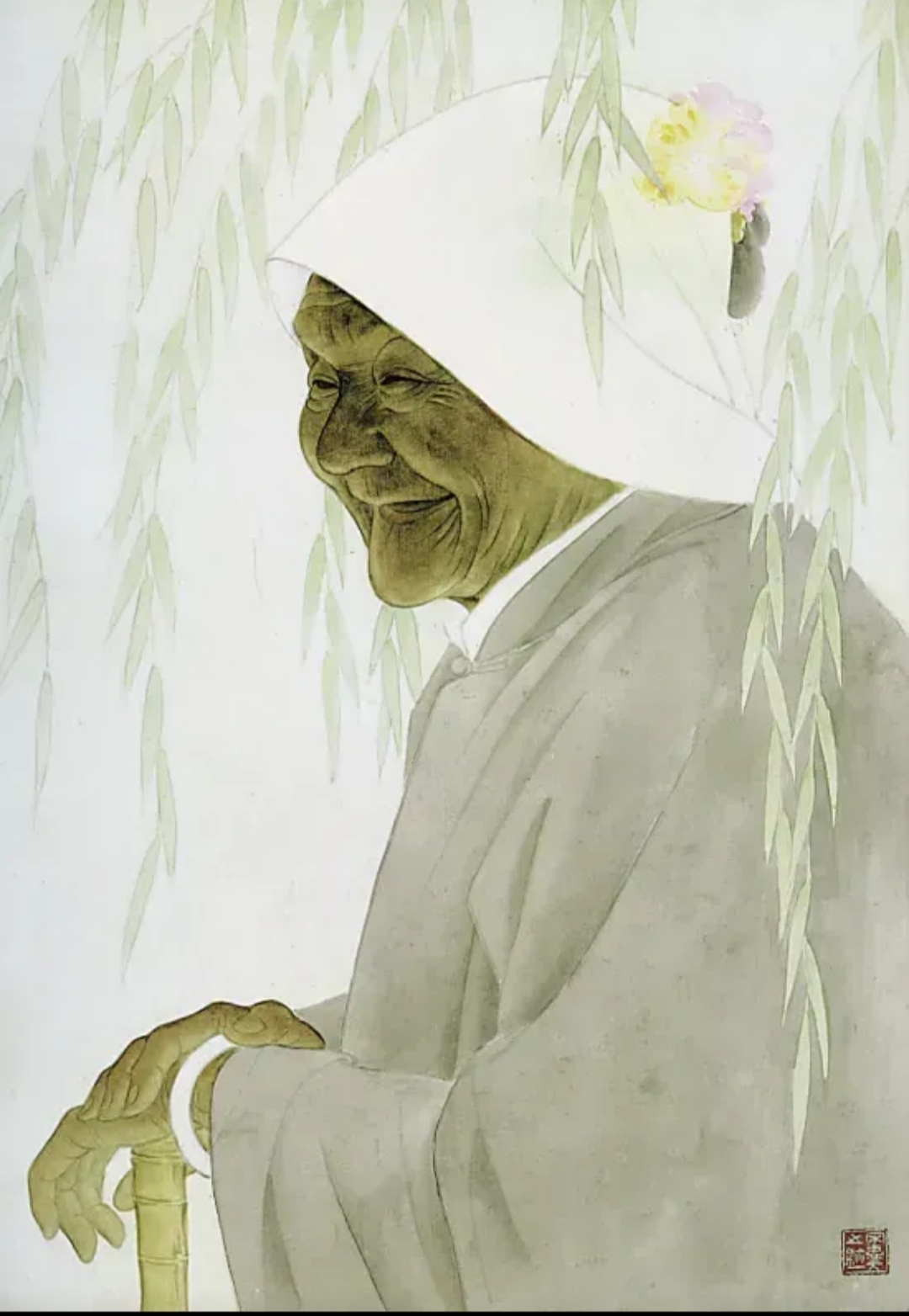 我妈妈应该是得了我姥姥真传