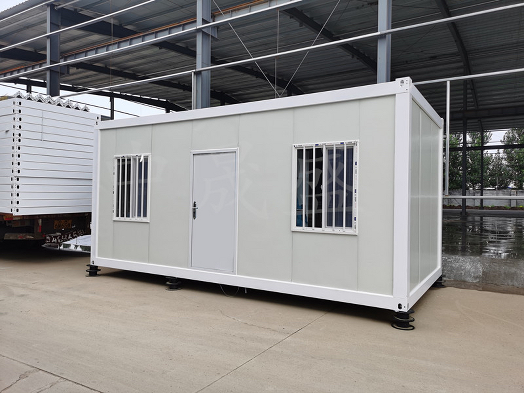 集装箱活动房工地快速打包箱活动房简易装配式快拼箱房.