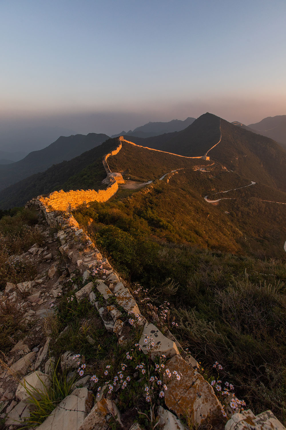 我于长城之上,感受世界—样边长城